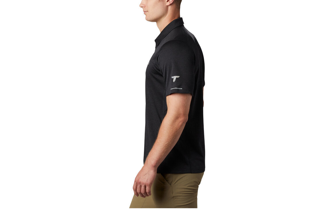 Meeste T-särk Columbia Titanium M Irico Knit Polo 1886341010, must hind ja info | Meeste T-särgid | kaup24.ee