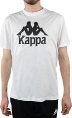 Мужская футболка Kappa Caspar 303910-11-0601, белая цена и информация | Мужская спортивная одежда | kaup24.ee