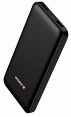 Swissten Worx Power Bank Переносная зарядная батарея 2x 2.4А USB / Smart IC / 20000 mAh / Черная цена и информация | Зарядные устройства Power bank | kaup24.ee