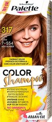 Шампунь-окрашиватель Palette Color Shampoo, 317 (7-554) Ореховый Блондин цена и информация | Краска для волос | kaup24.ee