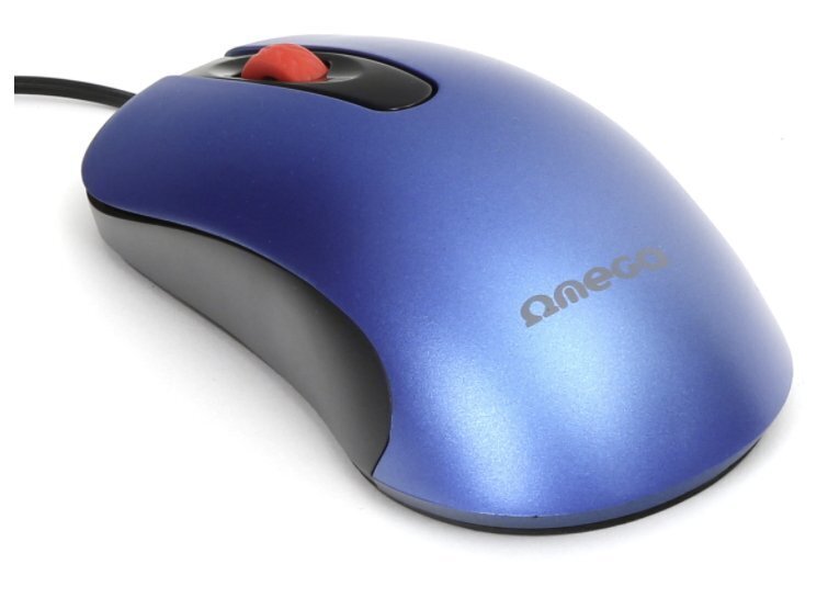 Omega OM-520 Computer Mouse with / 1000 DPI / USB / Blue цена и информация | Hiired | kaup24.ee