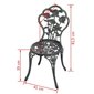 Bistroo toolid, 2 tk., rohelised hind ja info | Aiatoolid | kaup24.ee