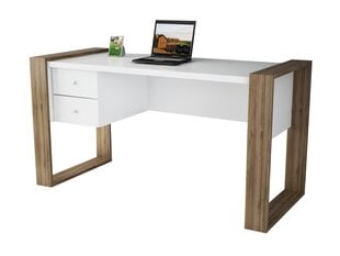 Письменный стол Lord, белый / коричневый цена и информация | Компьютерные, письменные столы | kaup24.ee