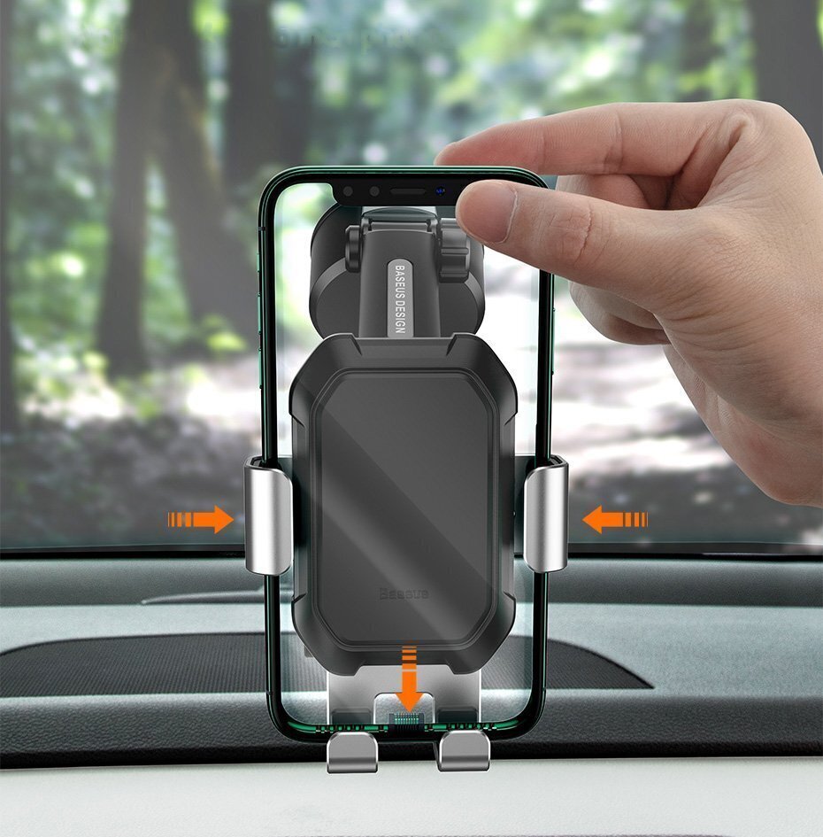 Baseus SUYL-TK01 universaalne auto õhuventilaator seadmetele must цена и информация | Mobiiltelefonide hoidjad | kaup24.ee