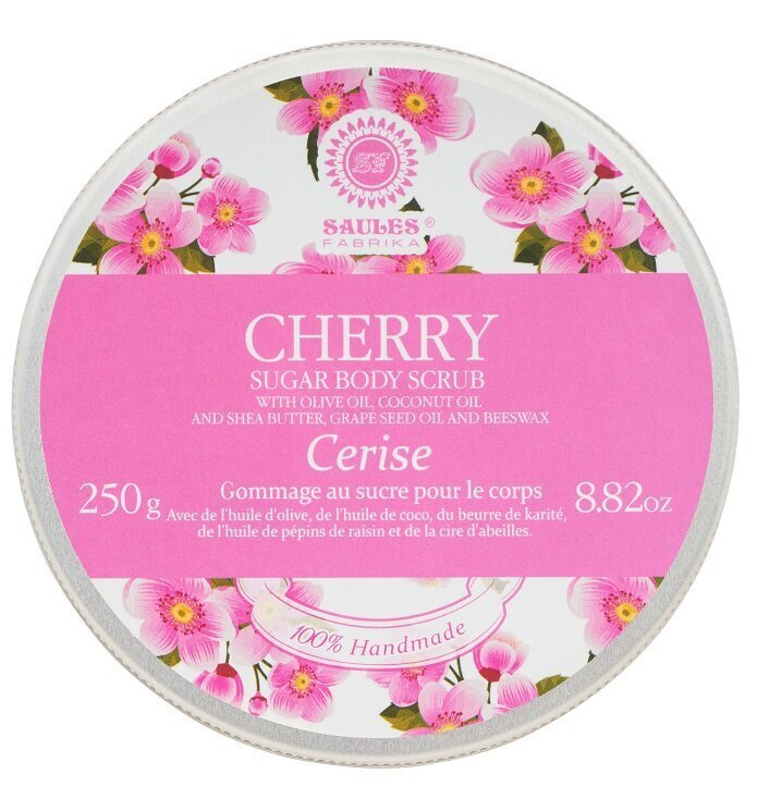 Suhkrukoorija Cherry Saules Fabrika 250 g цена и информация | Kehakoorijad | kaup24.ee