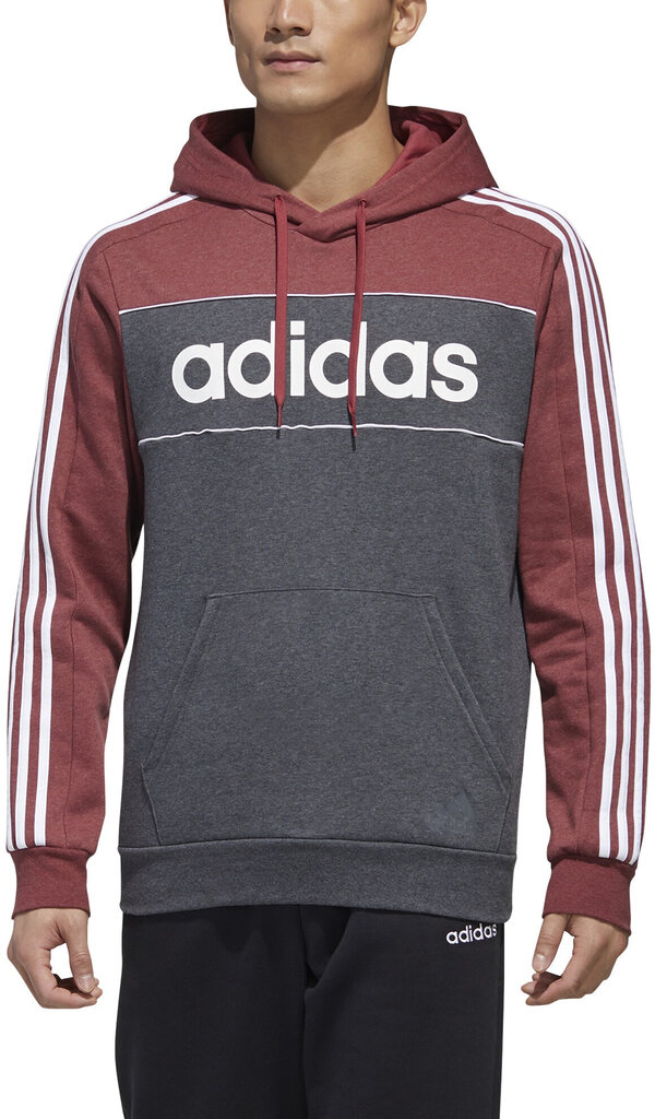 Džemper Adidas M E Cb Hd Swt, burgundia/hall цена и информация | Meeste pusad | kaup24.ee