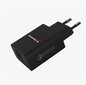 Swissten Premium Travel Charger 2x USB QC3.0 23W Black hind ja info | Mobiiltelefonide laadijad | kaup24.ee