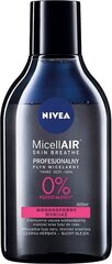 Двухфазное средство для снятия макияжа Nivea Micell Air Skin Breathe 400 мл цена и информация | Аппараты для ухода за лицом | kaup24.ee
