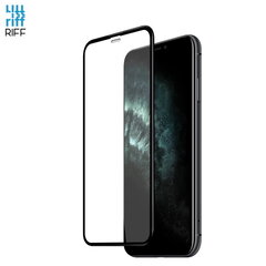Riff 5D Защитное стекло для телефона на весь экран Apple iPhone XR / iPhone 11 Черное цена и информация | Защитные пленки для телефонов | kaup24.ee