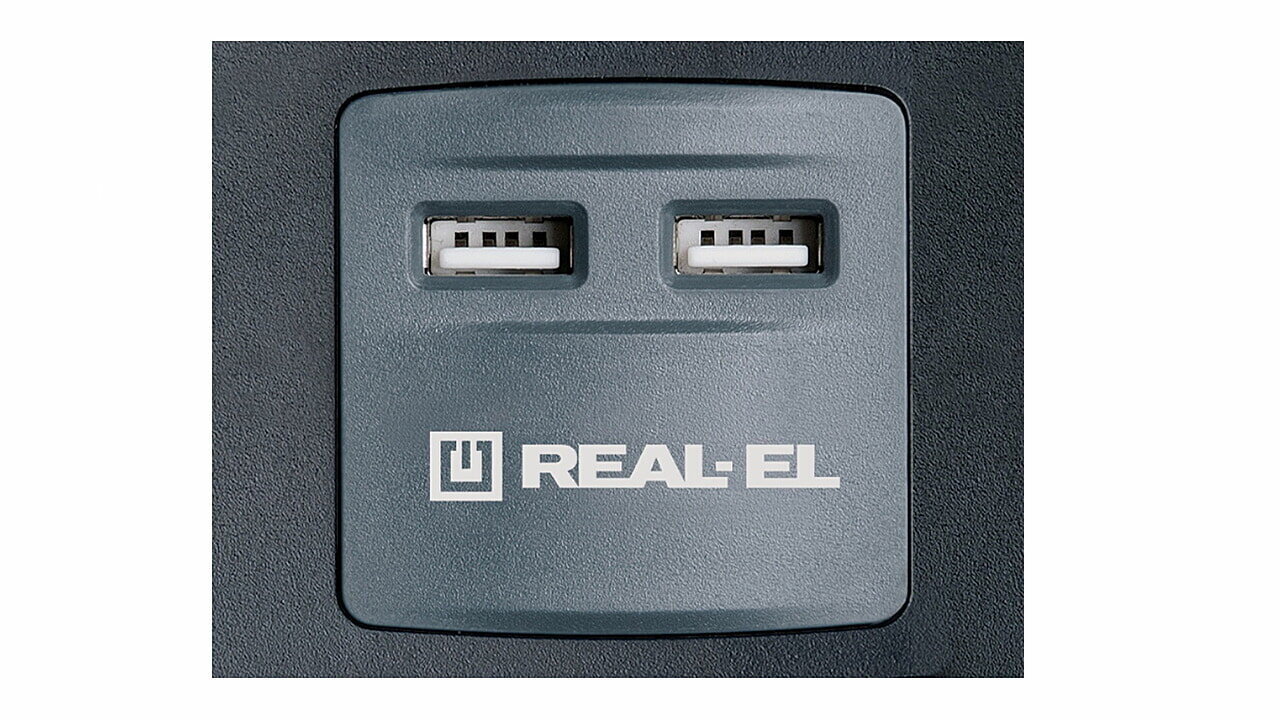 Pikendusjuhe võrgufiltriga REAL-EL RS-8F USB laadimisseadmega цена и информация | Pikendusjuhtmed, kaablid | kaup24.ee