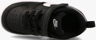 Laste vabaaja jalanõud Nike Court Borought Low 2, must цена и информация | Детская спортивная обувь | kaup24.ee