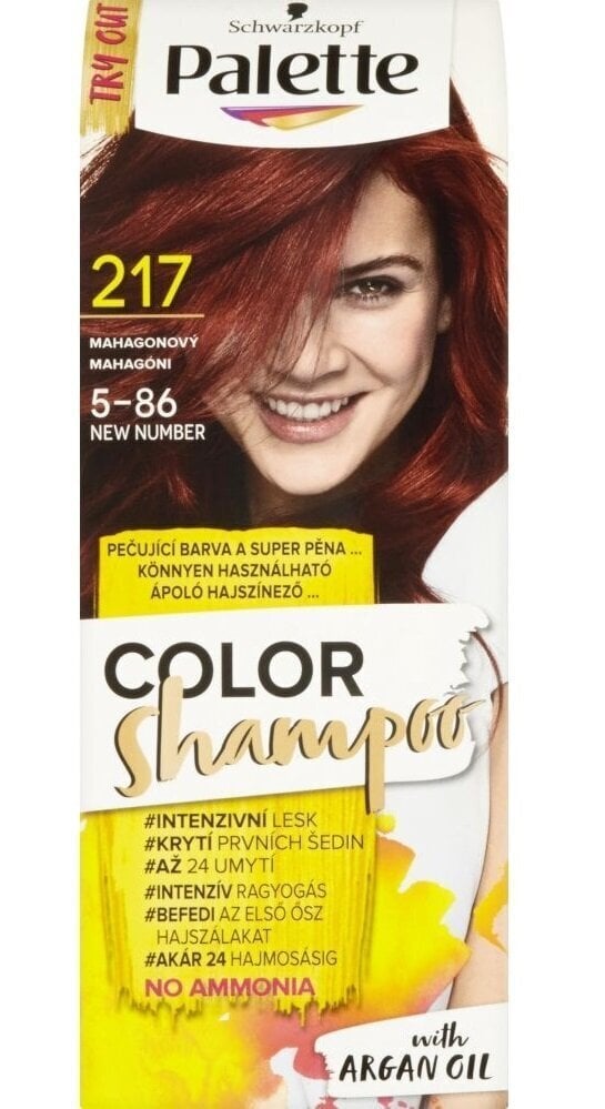 Tooniv šampoon Schwarzkopf Palette Color, 217 Mahagoni цена и информация | Juuksevärvid | kaup24.ee