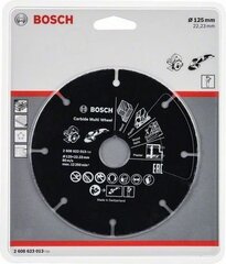 Универсальный отрезной диск для древесины и металла Bosch Ø125 mm цена и информация | Шлифовальные машины | kaup24.ee