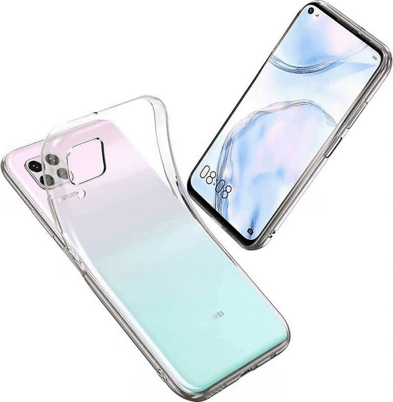 Läbipaistev tagus telefonile Ultra Slim 0,55 mm. Huawei P40 lite hind ja info | Telefoni kaaned, ümbrised | kaup24.ee