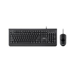 Rebel WDS100 Set Keyboard + Mouse Black (ENG) hind ja info | Klaviatuurid | kaup24.ee