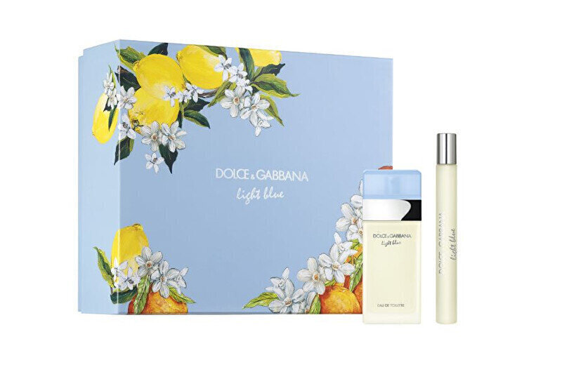 Komplekt Dolce & Gabbana Light Blue: EDT naistele 25 ml + EDT naistele 10 ml цена и информация | Naiste parfüümid | kaup24.ee