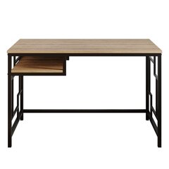 Рабочий стол Victory, коричневый/черный цена и информация | Компьютерные, письменные столы | kaup24.ee