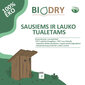 Vahend kuiv- ja välikäimlatele BioVala - BIODRY, 500 g / 10 m3 цена и информация | Mikroorganismid, bakterid | kaup24.ee