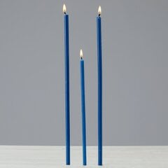 Восковые церковные свечи «Даниловo» синего цвета, №60, 150 штук, 1000 граммов цена и информация | Церковные свечи, подсвечники | kaup24.ee