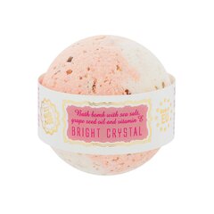 Бурлящий шарик для ванны  «BRIGHT CRYSTAL» с морской солью и маслом из виноградных косточек, Saules fabrika, 145 г цена и информация | Масла, гели для душа | kaup24.ee