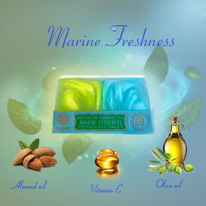 Glütseriinseep Marine freshness Saules Fabrika 80 g hind ja info | Seebid | kaup24.ee