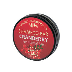 Tahke šampoon "Cranberry" (in aluminium jar) Saules Fabrika, 60g цена и информация | Шампуни | kaup24.ee