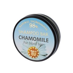 Восстанавливающий твёрдый шампунь для волос Chamomile (in aluminium jar) от Saules Fabrika, 60г цена и информация | Шампуни | kaup24.ee