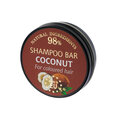 Щадящий твёрдый шампунь для волос COCONUT от Saules Fabrika, 60 г