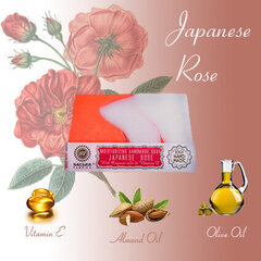 Glütseriinseep Japanese rose Saules Fabrika 80 g hind ja info | Seebid | kaup24.ee