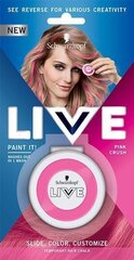 Моющаяся меловая подушка для волос Schwarzkopf Live Paint it!, 3,5 г, Pink Crush цена и информация | Краска для волос | kaup24.ee