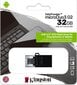 USB3 mälupulk.2/32GB DTDUO3G2/32GB KINGSTON цена и информация | Mälupulgad | kaup24.ee