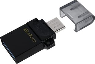 USB3 mälupulk.2/64GB DTDUO3G2/64GB KINGSTON hind ja info | Mälupulgad | kaup24.ee