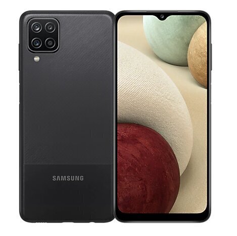 Samsung Galaxy A12 4G Dual-Sim 4/64GB Black SM-A127FZKV hind ja info | Telefonid | kaup24.ee