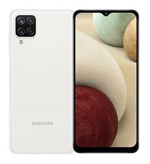 Samsung Galaxy A12, 64 Гб, Dual SIM, White цена и информация | Мобильные телефоны | kaup24.ee
