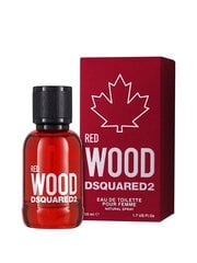 Pihustatav tualettvesi Dsquared2 Red Wood Pour Femme, 50 ml hind ja info | Naiste parfüümid | kaup24.ee