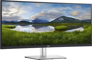 LCD monitor|DELL|P3421W|34"|Business/Curved/21 : 9|Panel IPS|3440x1440|21:9|60Hz|Matt|8 ms|Swivel|Reguleeritav kõrgus|Kallutus|Värv hõbedane|210-BDDU цена и информация | Мониторы | kaup24.ee