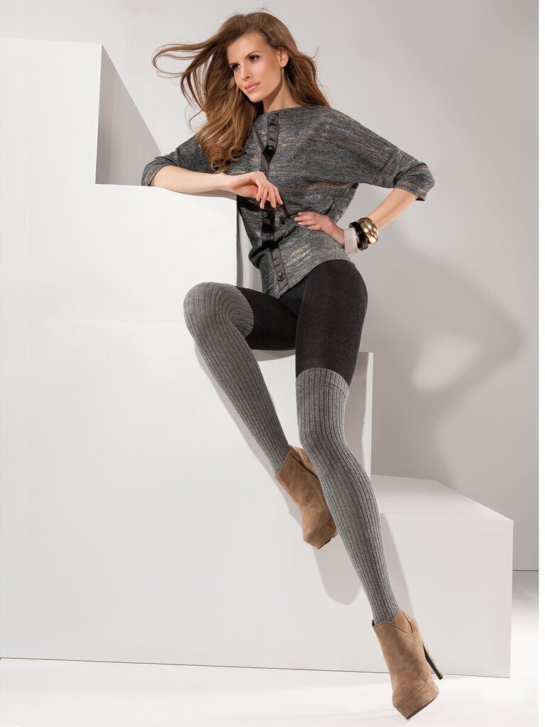 Naiste sukkpüksid Roxy, must/hall hind ja info | Sukkpüksid | kaup24.ee