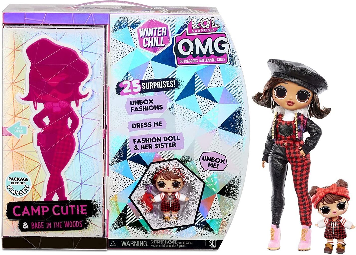 L.O.L. Üllatus! O.M.G. Talvine Chill Camp Cutie цена и информация | Tüdrukute mänguasjad | kaup24.ee