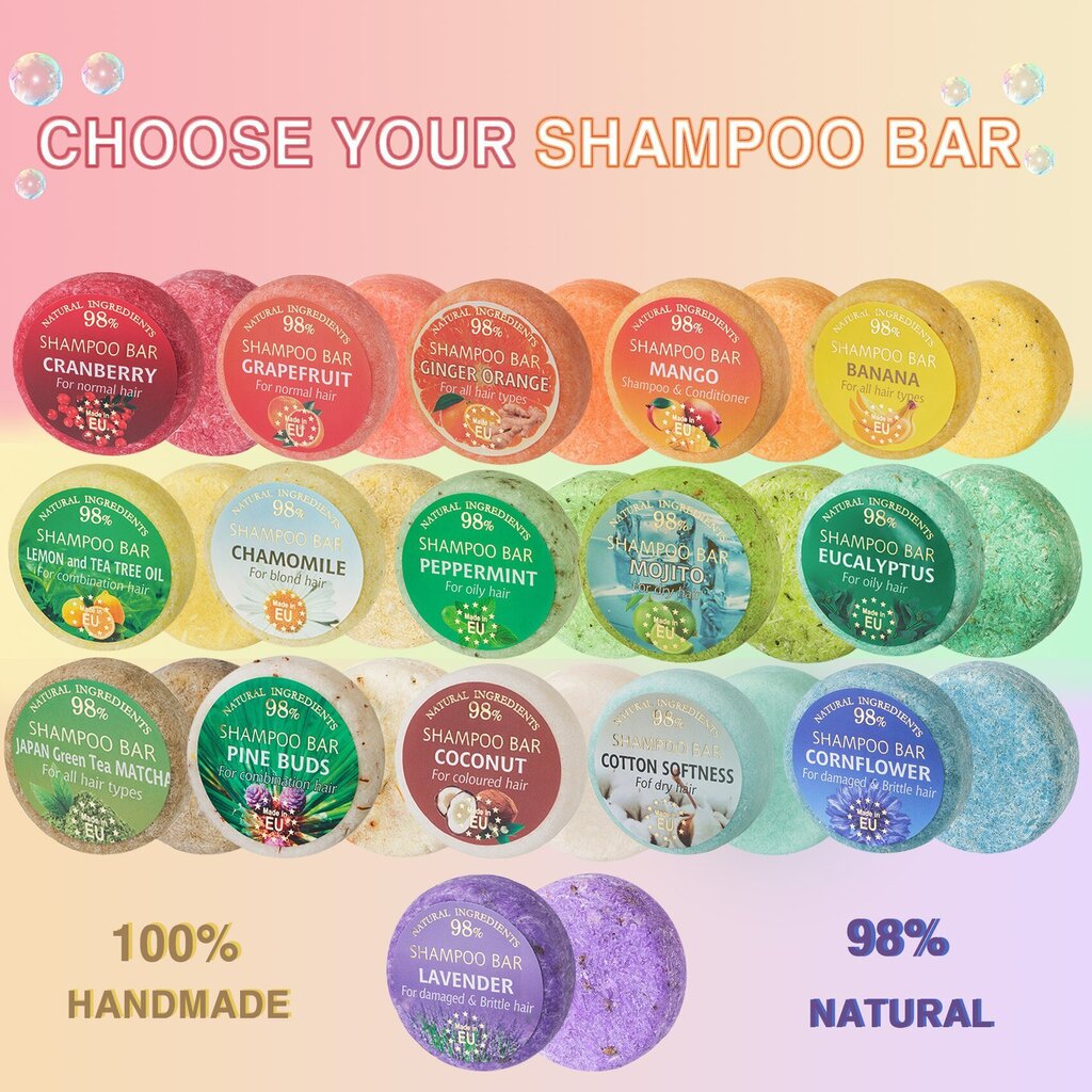 Tahke šampoon Cornflower Saules Fabrika, 60 g hind ja info | Šampoonid | kaup24.ee