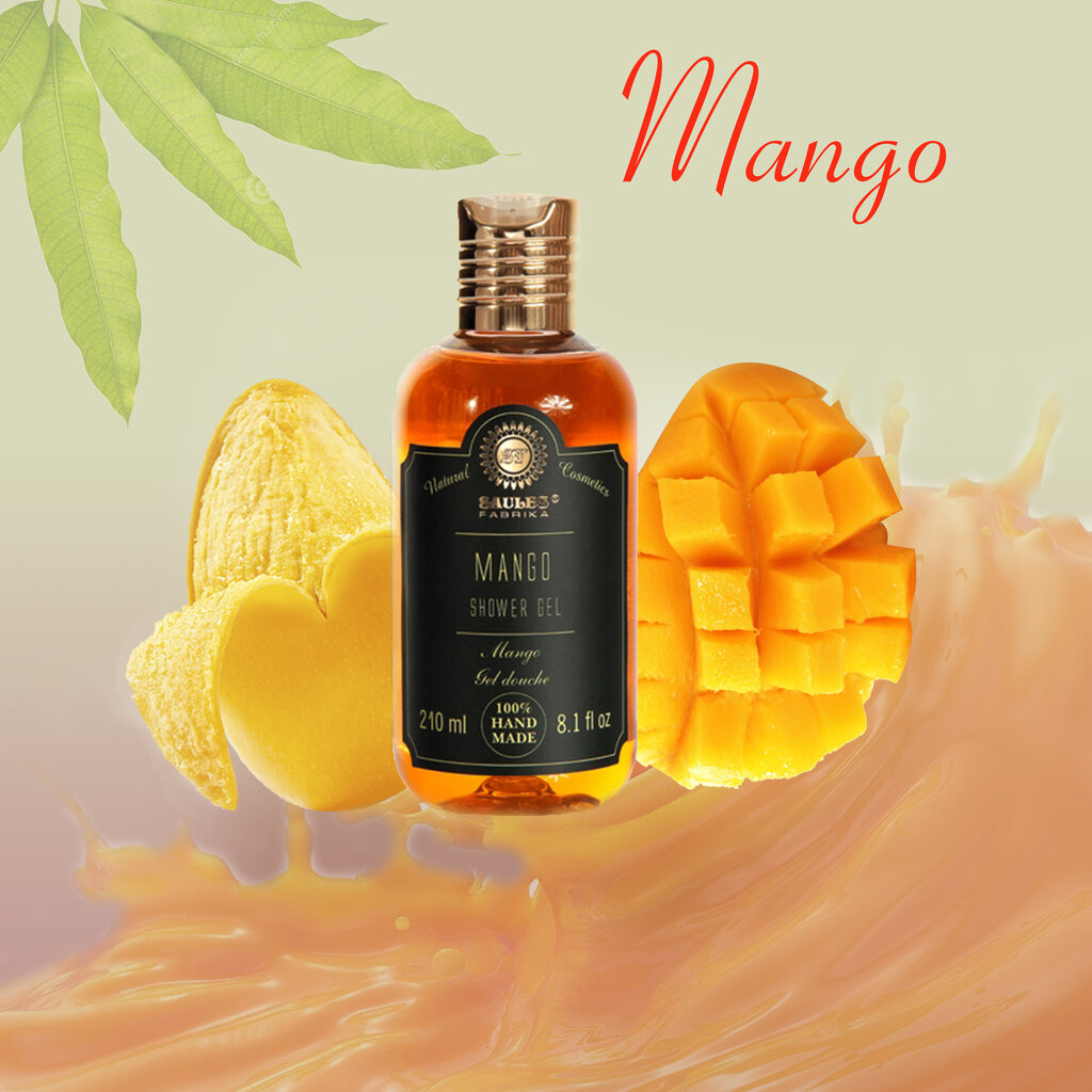 Kinkekomplekt (Dušigeel 200ml + Vedelseep käte 200ml) Mango Saules Fabrika hind ja info | Dušigeelid, õlid | kaup24.ee