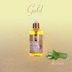 Нежное жидкое мыло для рук GOLD Saules Fabrika, 200 мл цена и информация | Мыло | kaup24.ee