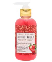 Vedelseep kätele Strawberries and cream Saules Fabrika 200 ml цена и информация | Мыло | kaup24.ee