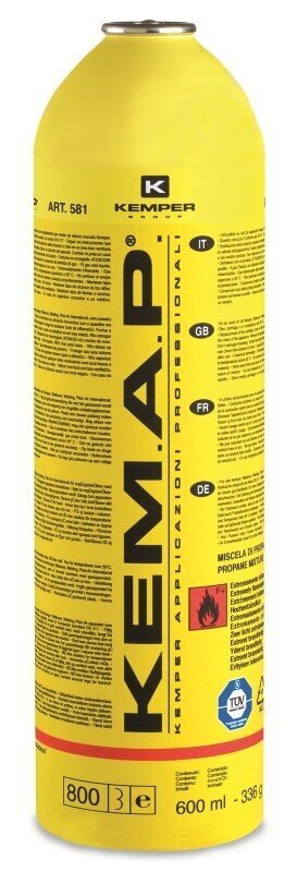 Gaas KEMAP 410 ml/250 g Antiflare hind ja info | Turistide gaasipliidid, gaasiballoonid | kaup24.ee