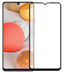 Karastatud klaas kaetud raamiga Fusion Full Glue 5D, Samsung Galaxy A42 5G, must hind ja info | Ekraani kaitsekiled | kaup24.ee