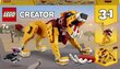 31112 LEGO® Creator Metsik lõvi цена и информация | Klotsid ja konstruktorid | kaup24.ee