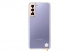 Samsung läbipaistev kaitsekate G991B Galaxy S21 valge EF-GG991CWEGWW цена и информация | Чехлы для телефонов | kaup24.ee