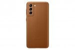 Samsung Leather Cover telefonile Samsung Galaxy S21 Plus, brown