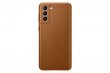 Samsung Leather Cover telefonile Samsung Galaxy S21 Plus, brown цена и информация | Telefoni kaaned, ümbrised | kaup24.ee