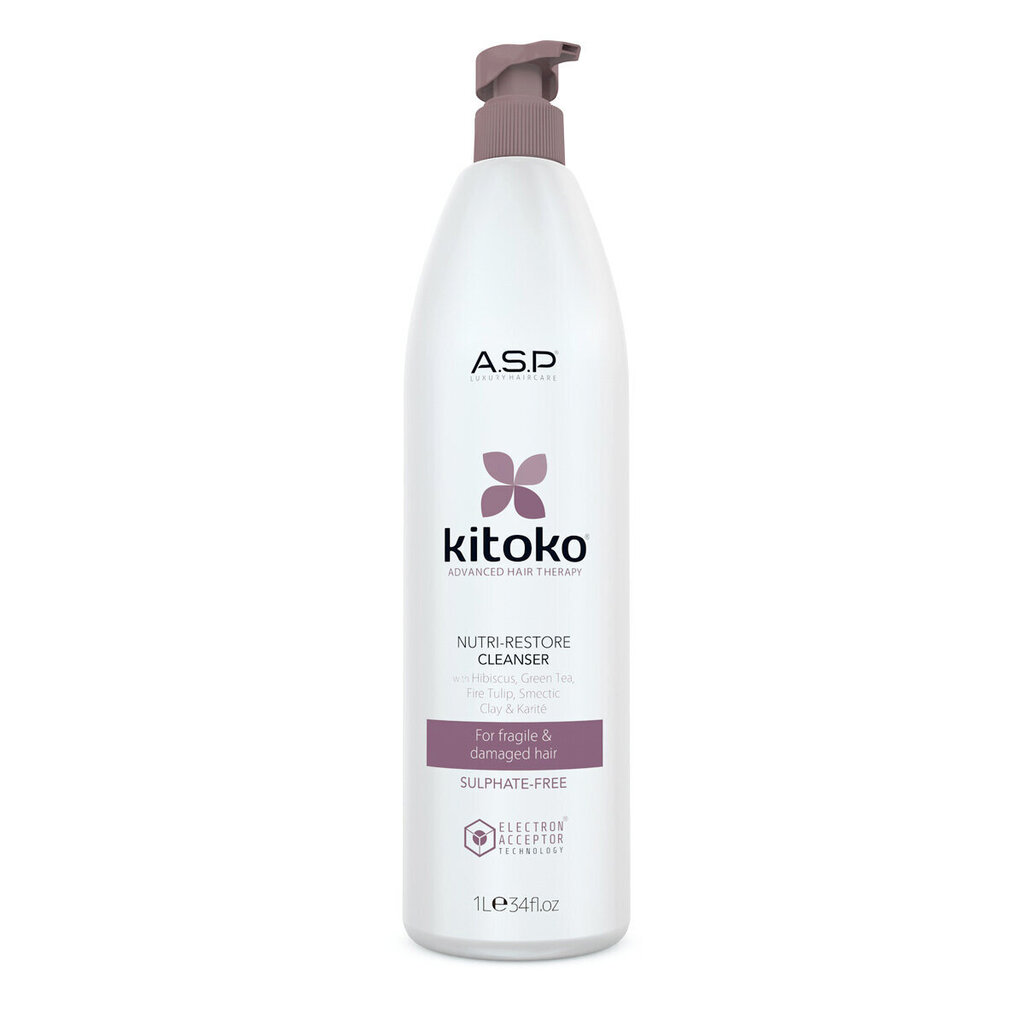 Šampoon taastav sulfaadivaba KITOKO Nutri Restore 1000ml цена и информация | Šampoonid | kaup24.ee