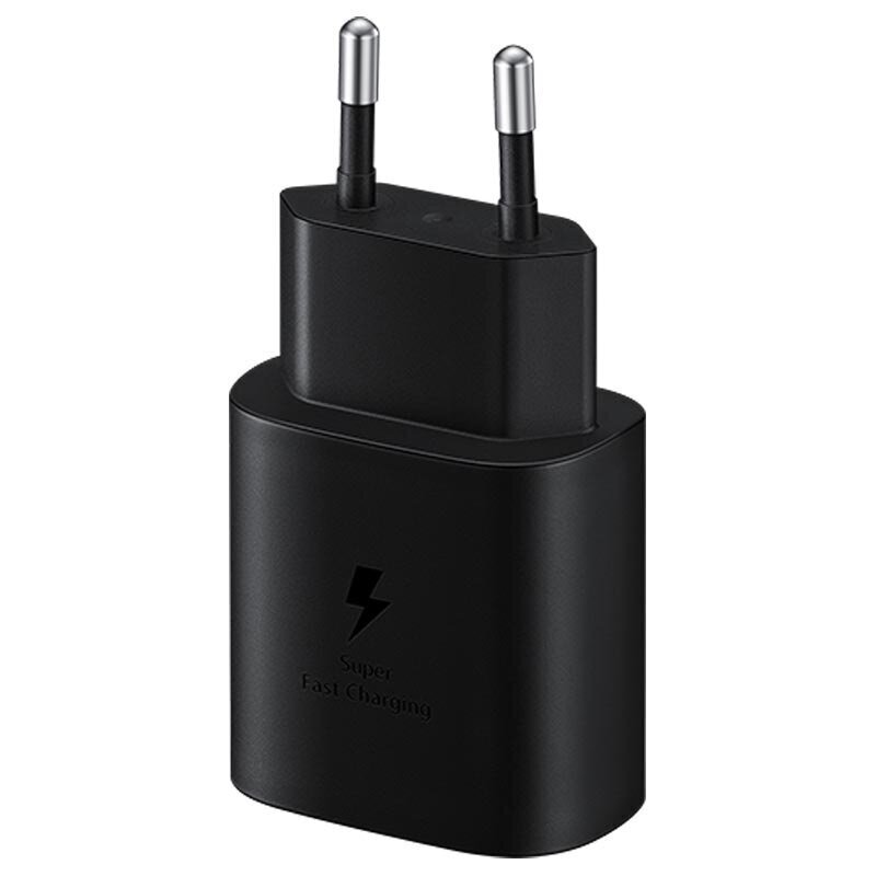 Samsung reisiadapter (ilma kaabliita) 25W must EP-TA800NBEGEU hind ja info | Mobiiltelefonide laadijad | kaup24.ee